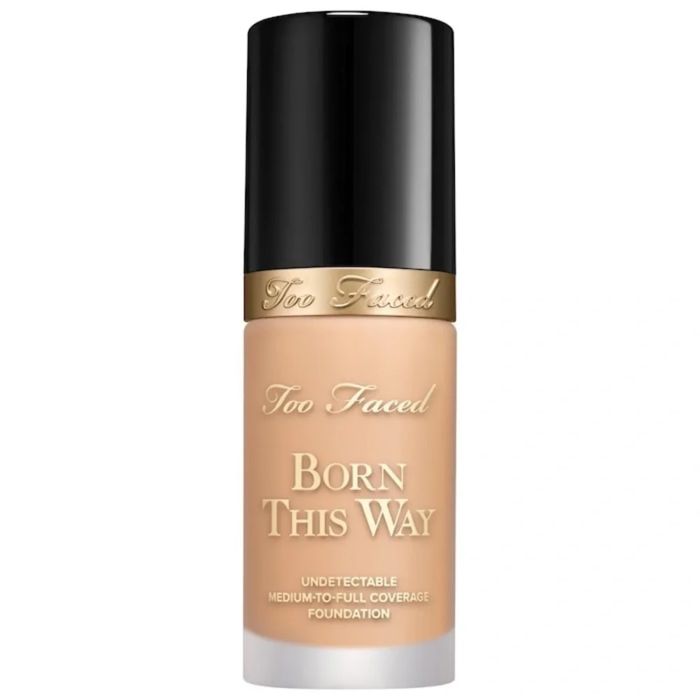 🆕 TOO FACED Born This Way Undetectable Medium Coverage Foundation WARM NUDE NIB
